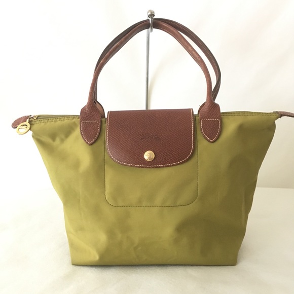 Longchamp Handbags - Longchamp Les Pliages SMALL Shopping Bag GREEN